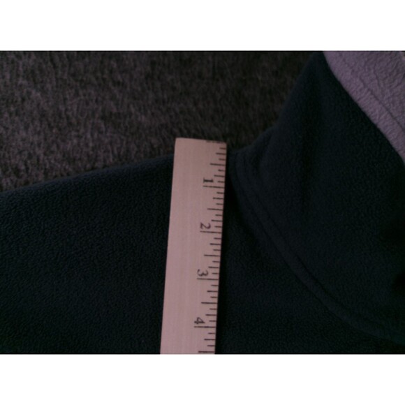 Roundy Ridge Jacket Men 2XL Gray Fleece Pullover Quarter Zip Blue Polyester - Picture 6 of 10